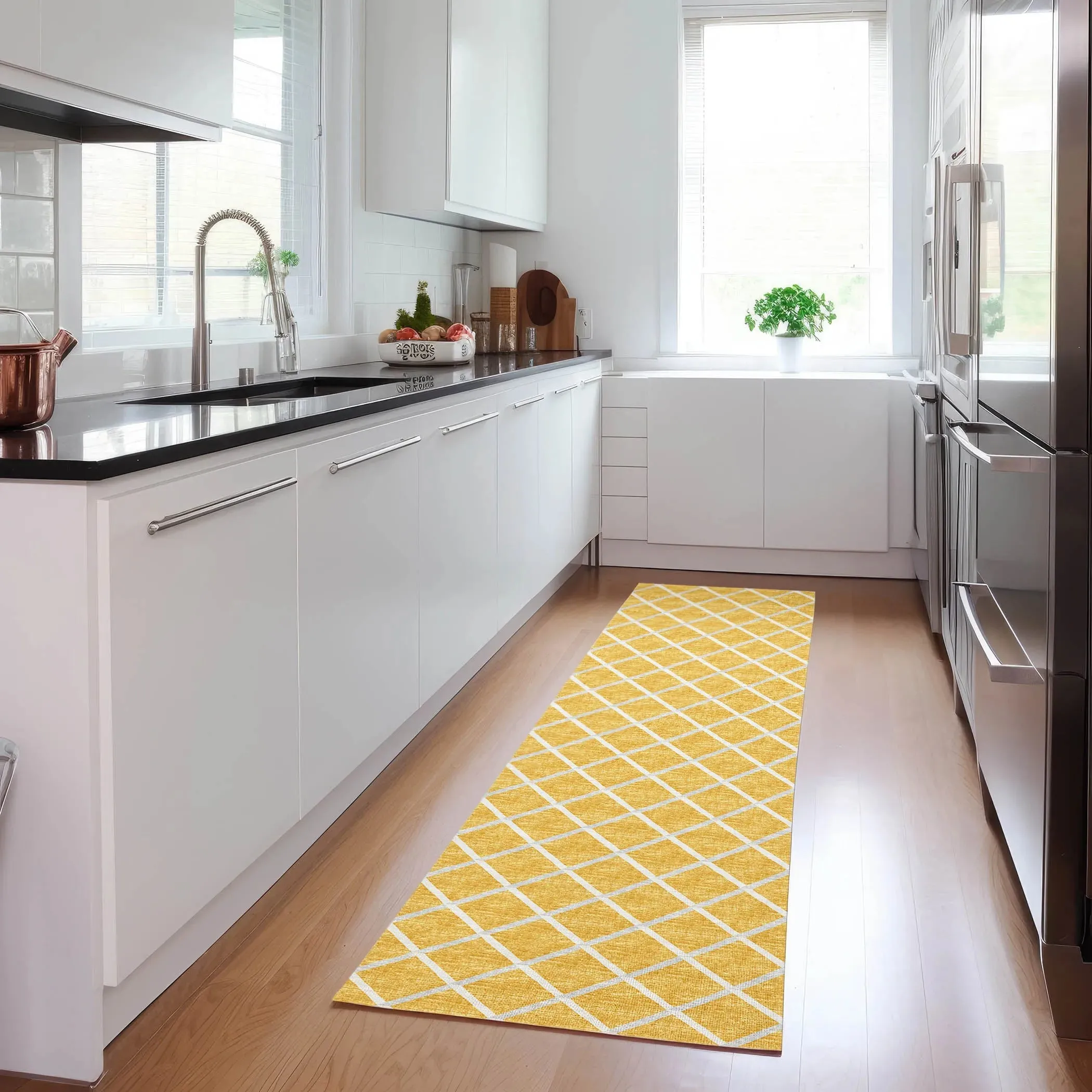 York YO1 Gold Rug