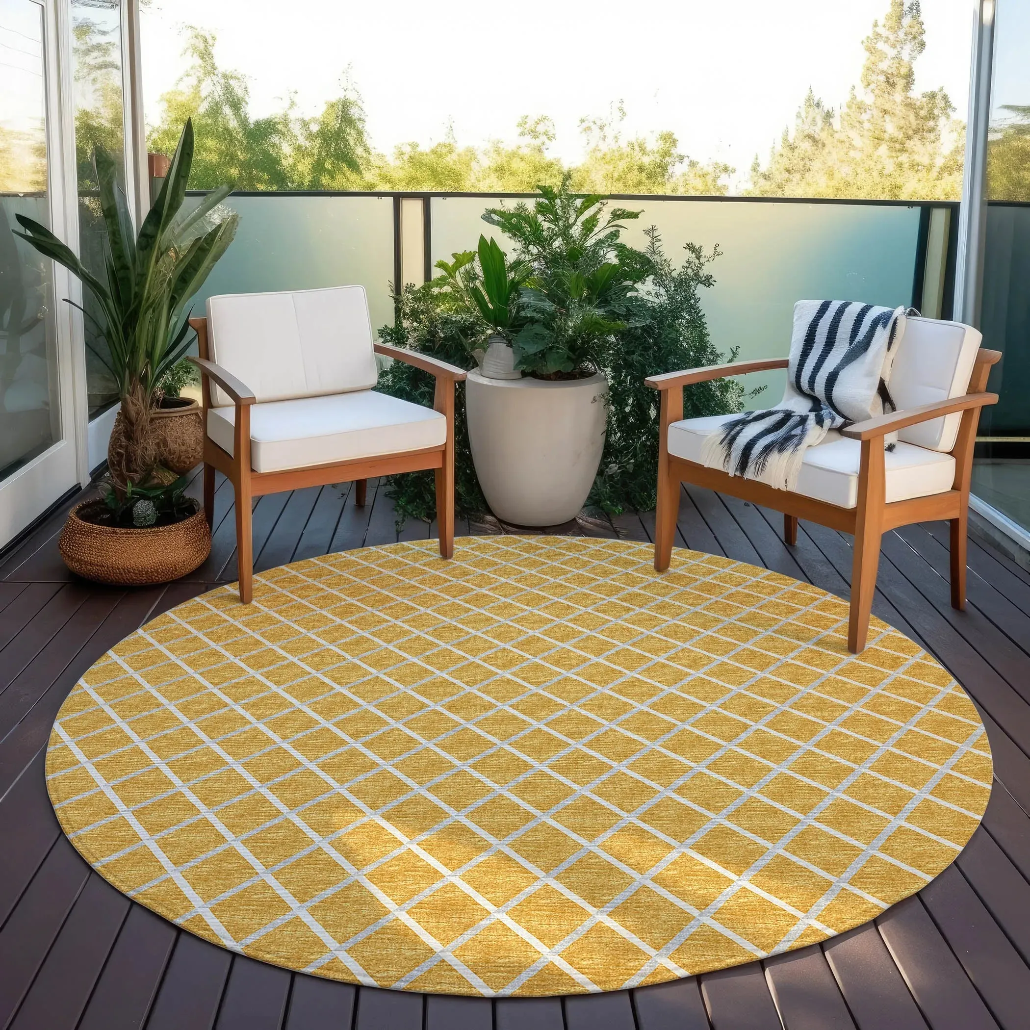 York YO1 Gold Rug