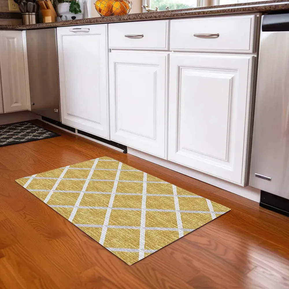 York YO1 Gold Rug