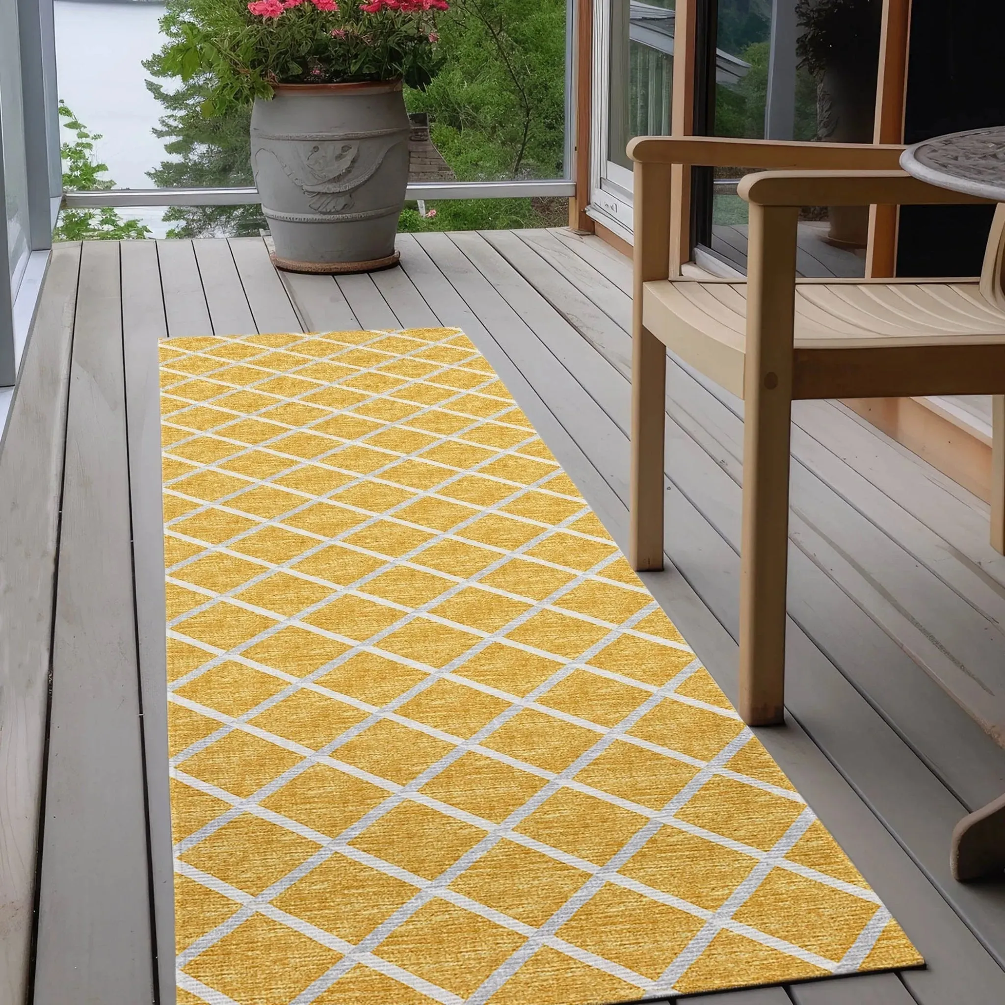 York YO1 Gold Rug