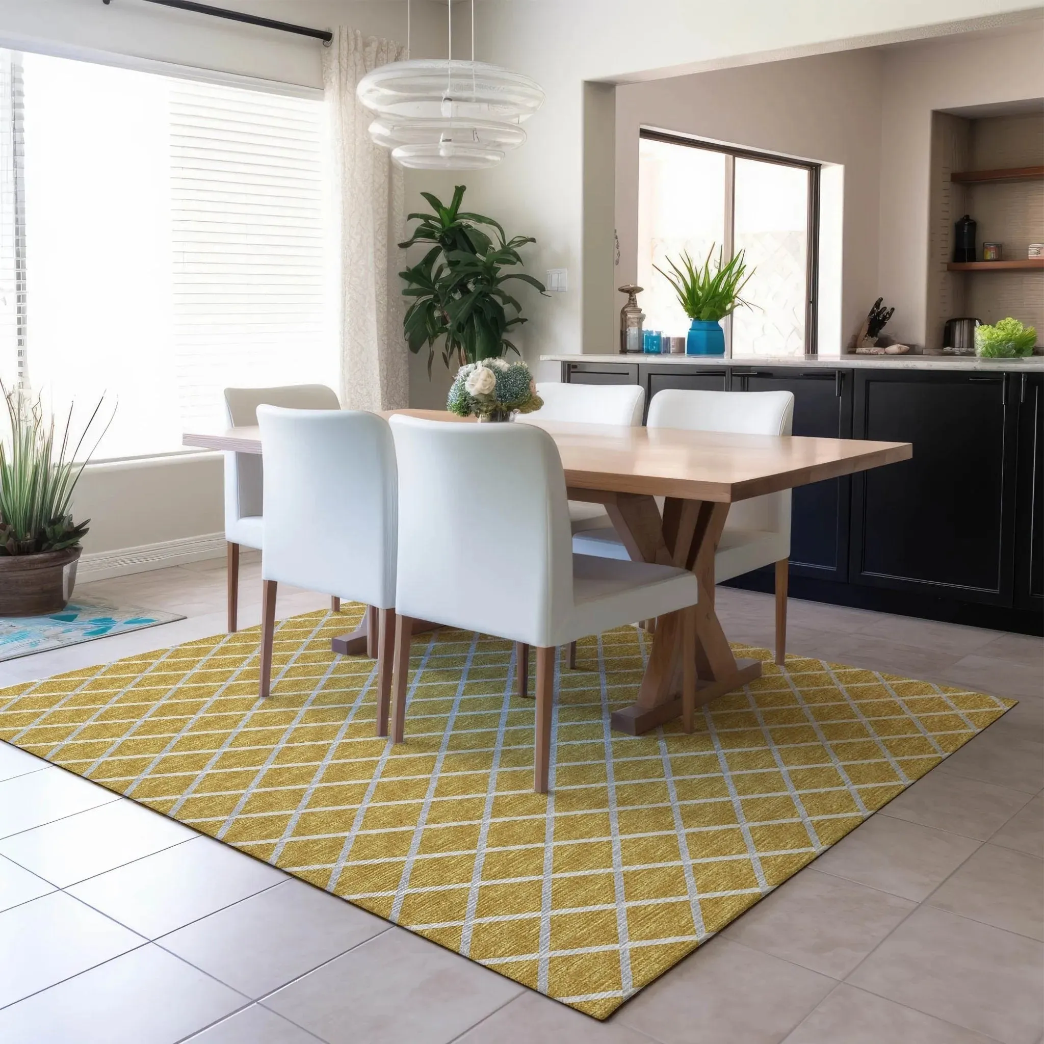 York YO1 Gold Rug