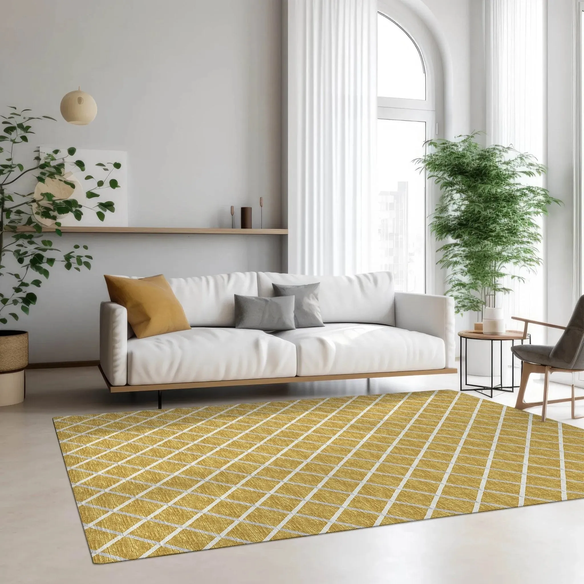 York YO1 Gold Rug