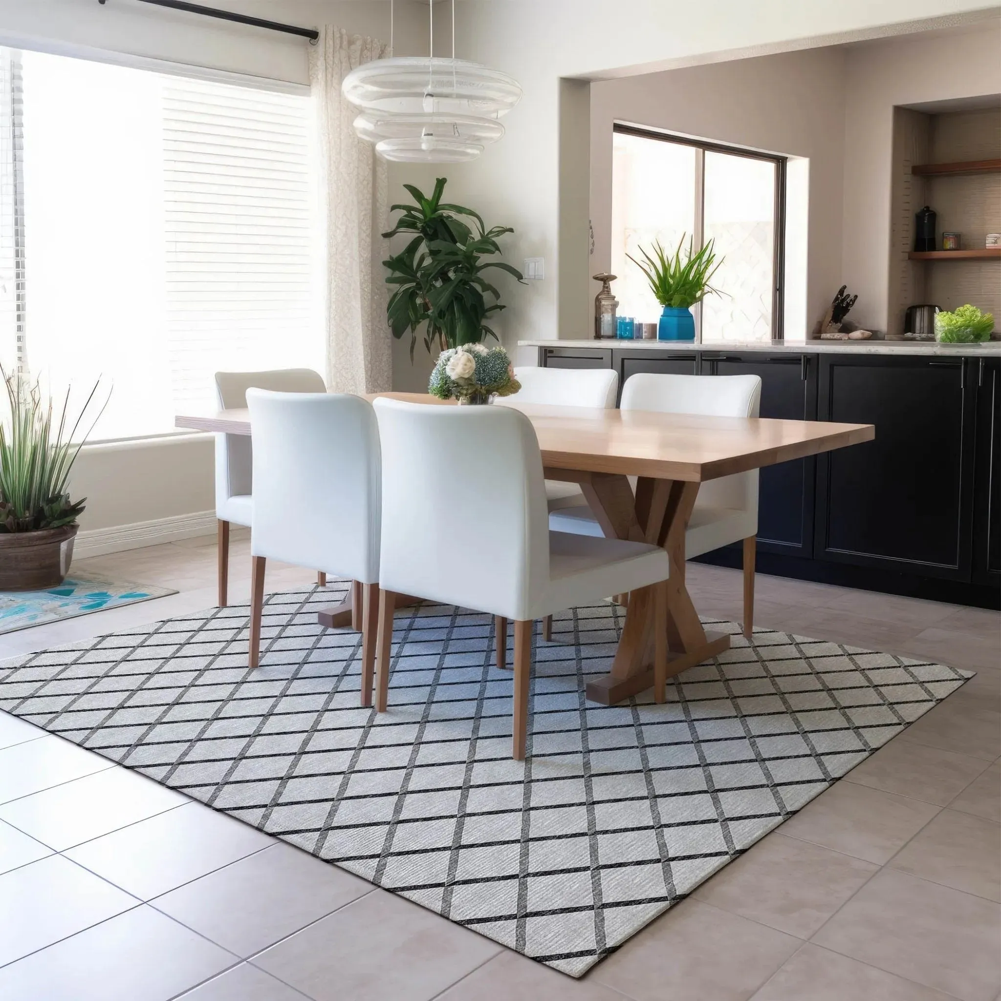 York YO1 Grey Rug